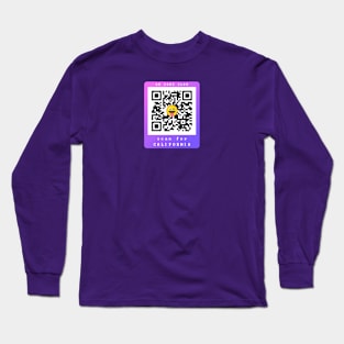 Scan for California, Qr Code Funny Memes -45 Long Sleeve T-Shirt